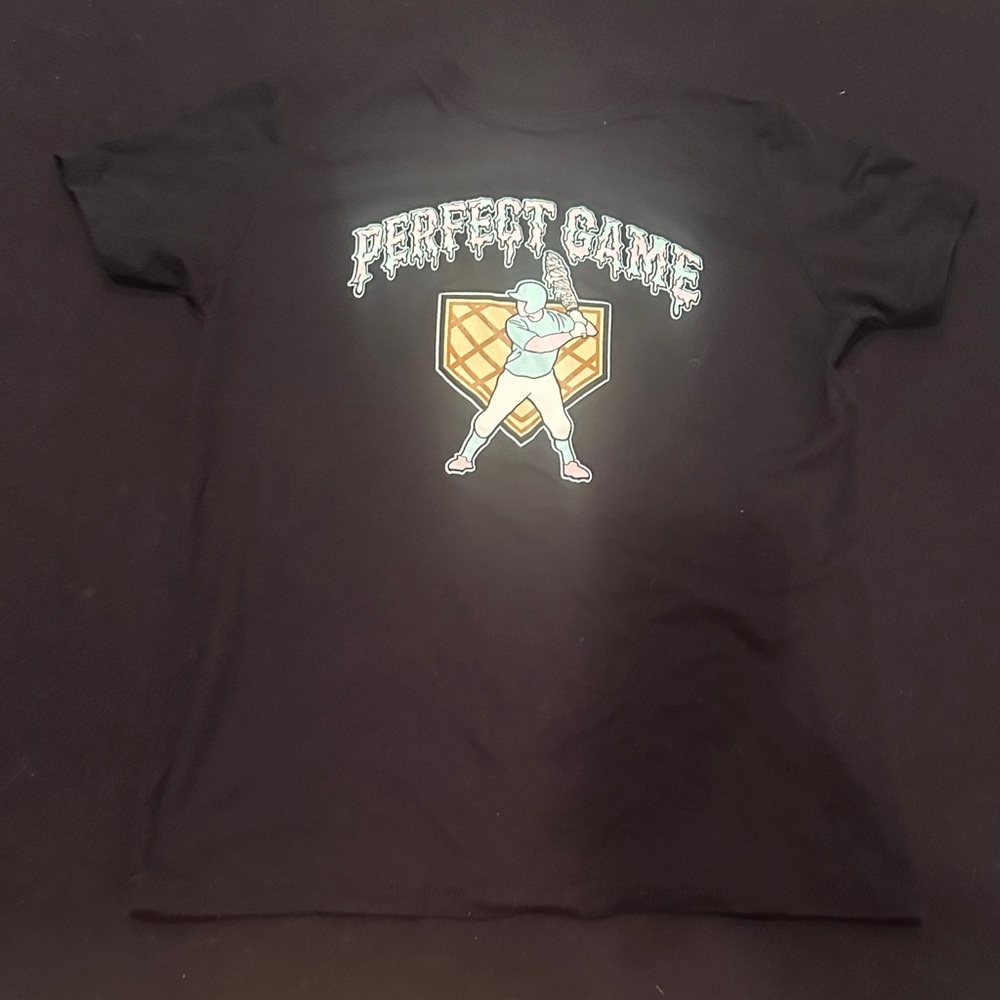 Black Ice Cream Graphic Kids Tee - Picture 3 of 3